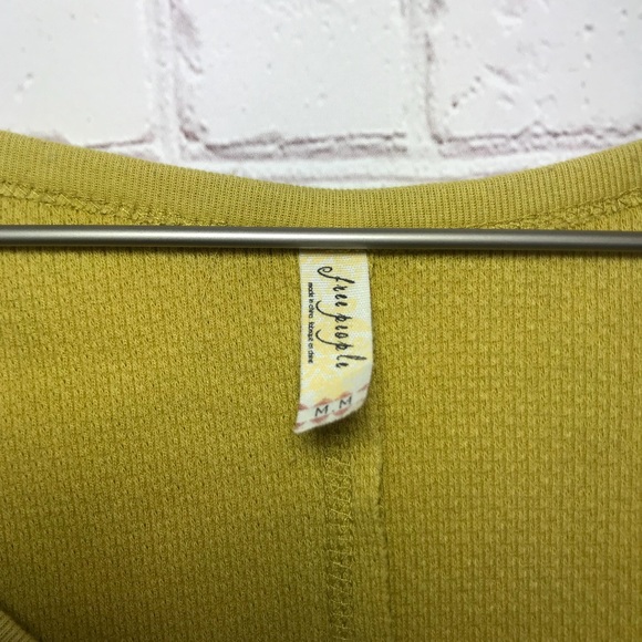 ⚡️SOLD⚡️ Free People Alpine Cuff Henley Thermal - Picture 5 of 8